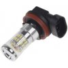 LED autožiarovka H8 12/24V - biela 48x1W TURBO LED (2ks)