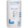 Haspro Štuple do uší Tube50 modré - 50 párov