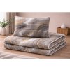 Celoročný set paplón a vankúš Mramor z mikrovlákna – 140×200 / 70×90 cm