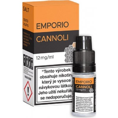 e-liquid EMPORIO Nic Salt Cannoli 10ml Obsah nikotinu: 12 mg