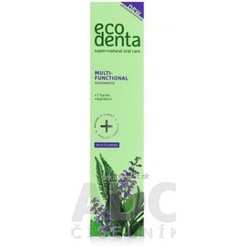 EcoDenta MULTI-FUNKCIONAL multifunkčná zubná pasta s extraktom zo 7 rastlín 100 ml