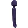 Vive Kiku Rechargeable Double Ended Wand with Innovative G-Spot Flapping Stimulator Purple