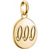 THOMAS SABO CONNECT prívesok charm Angel number 000 with stones gold-plated CC1257-414-14