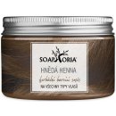 Soaphoria Bylinná farbiaca zmes na vlasy z henny - hnedá 100 g