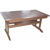 Záhradný stôl Rojaplast Aneta 160-210x90 cm drevený rozkladací