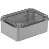 Pawbol Montážna krabica na povrch 120x80x50 IP65 transparentná sivá S-BOX 216-P