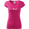 EKG dračia loď - Dámske tričko Pure - 2XL ( Purpurová )