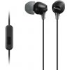 SONY sluchátka MDR-EX15AP, handsfree, černé MDREX15APB.CE7