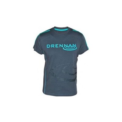 Drennan Tričko T-Shirt Grey / Aqua