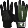RDX W1F Full Finger Gym Workout Rukavice ARMY GREEN - L