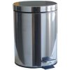M.A.T. Group Odpadkový kôš nerezová oceľ 5 l strieborný