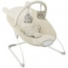 MoMi Vibračné lehátko s melódiami Glossy MoMi Béžové