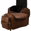 Toaletná Kožená Taška unisex Buffalo Pull 28x15x15cm hnedá Veľkosť: UNI