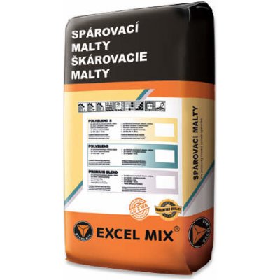 EXCEL MIX Škárovacia malta Polyblend S, sahara, 25 kg