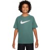 Nike DF MULTI+ SS TOP HBR tmavo zelená