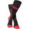 Vyhrievané ponožky Lenz Heat 5.0 Toe Cap+LiPck 1200 Black/Red