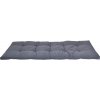 Podsedák na lavicu Rojaplast 45x122 cm tmavosivý