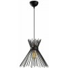 Čierne závesné svietidlo s kovovým tienidlom ø 34 cm Kirpi – Opviq lights