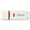 Apacer USB flash disk, USB 2.0, 64GB, AH223, biely, AP64GAH223W-1, USB A, s krytkou