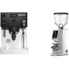 Rancilio Silvia PRO X, black + Eureka Atom W 65, chrome