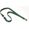 Snúrka na krk DURABLE Závesný remienok SOFT COLOUR 15 mm tmavozelený 10 ks