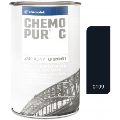 Chemopur G U2061 0199 čierna 4L základná polyuretánová dvojzložková farba