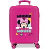 Malý kabínový kufor Minnie Mouse Geometric ružový, 55x38x20cm, 34L, 4021145 (small)