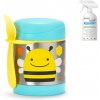 SKIP HOP Zoo Termoska na jedlo s lyžičko/vidličkou Včielka 325 ml, 12 m+ + AQUAINT 500 ml