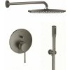 Súprava horná sprcha so sprchovacím ramenom Grohe Rainshower 26066AL0, vaňová/sprchová batéria Grohe Essence 24058AL1, 26658AL0, 27400AL0, 28362A01
