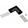 PremiumLED Led profil Groove10 rohový uholník čierny