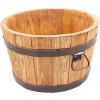 Kvetináč drevený VEDRO s držadlami Ø 35 x 21 cm 11 l