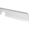 Spojovacia lišta na pracovnú dosku rohová L/P, AT-635 matný chróm