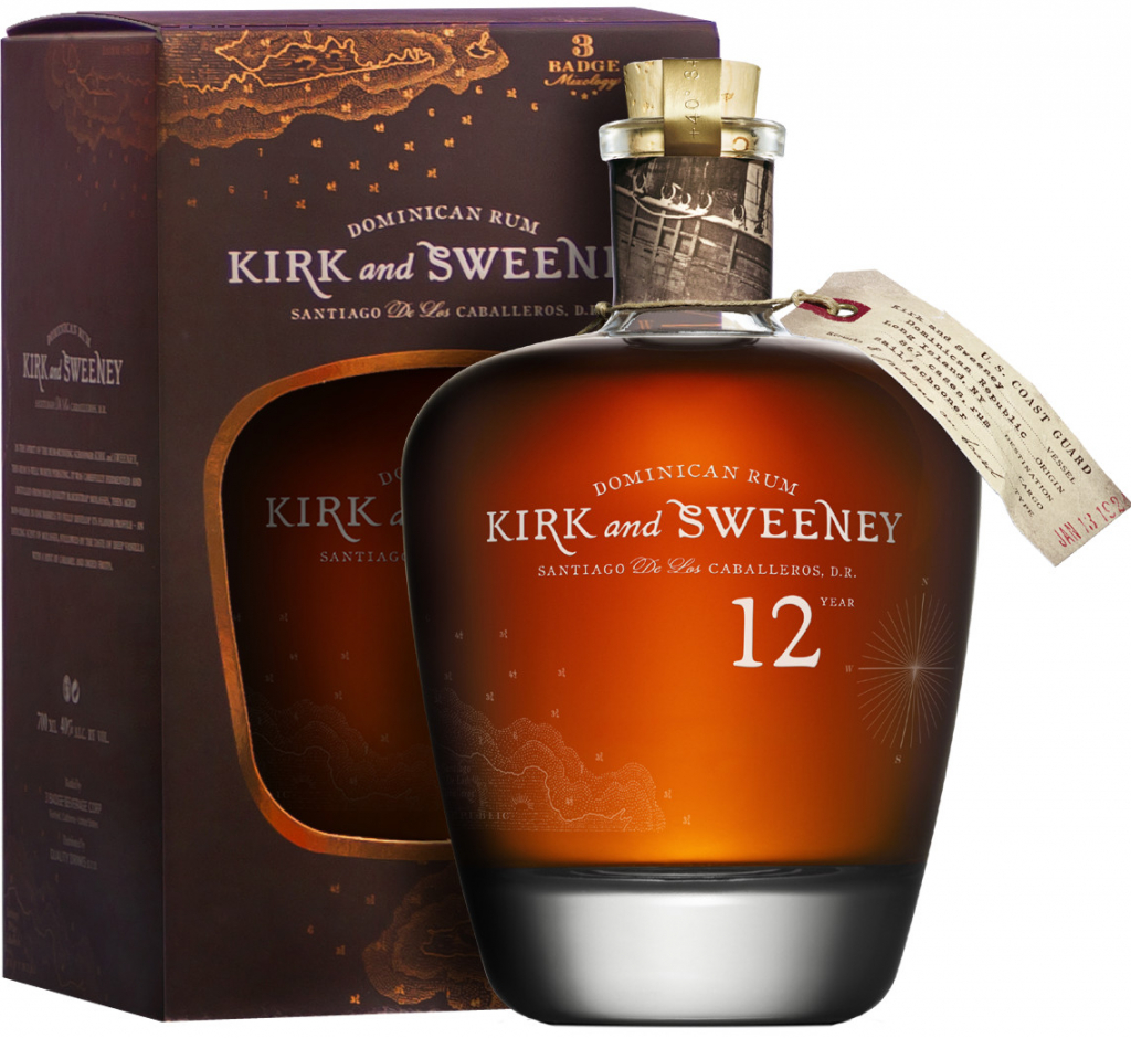 Kirk and Sweeney 12y 40% 0,7 l (čistá fľaša)