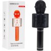 mamido Bezdrôtový karaoke mikrofón čierny