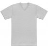 John & Paul V-neck tričko John & Paul — svetlo šedé - XS - Superštíhly