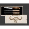 Giesser Exkluzivní edice Premium Cut oliva sada 4 steakových nožů délka ostří 12 cm