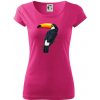 Tukan kreslený - Dámske tričko Pure - 2XL ( Purpurová )