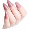 Gélové tipsy mandle DeniCarte Beige Nude 6666 v béžovej farbe 24ks