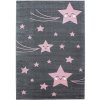Ružovo-sivý detský koberec 140x200 cm Kids – Ayyildiz Carpets