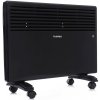 Tagred Elektrický konvektorový ohrievač s termostatom, výkon 1500 W, čierny TA911B