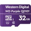WESTERN DIGITAL WD MicroSDHC karta 32GB Purple WDD032G1P0C Class 10, 16TBW
