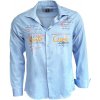 MEGAMAN košile pánská 1101 dlouhý rukáv XL svetlo modrá