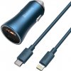 Nabíjačka Baseus Golden Contactor Pre 1x USB-A 1x USB-C 3 A (TZCCJD-03)