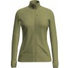 Icebreaker W Mer 260 Quantum IV LS Zip Olive