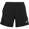 Lotto RUNNING SHORT 5 čierna strieborná