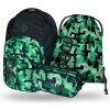 BAAGL 3 SET Coolmate Green: batoh, penál, sáček