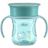 Chicco 360 Perfect X tréningový hrnček s držadlami Teal 200 ml