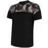 SENSOR MERINO IMPRESS pánske tričko kr.rukáv čierna / camo Veľkosť: L