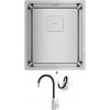Teka FLEXLINEA RS15 34.40 X nerezová oceľ + Deante NEO LUNO BOC B720 nerezová oceľ