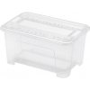 Heidrun Plastový úložný box s vekom TexBox 4,5l